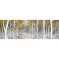 thumbnail image 3 of Forêt de Bouleaux Jaunes - Toile 16"x48 Pouces - Impression sur Demande, 3 of 5