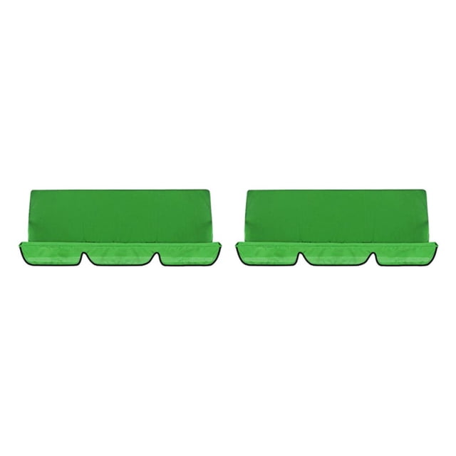 kurtrusly Made With Polyester Outdoor Swing Cushion Multifunctional Easy To Breathable And Comfortable green 2Set