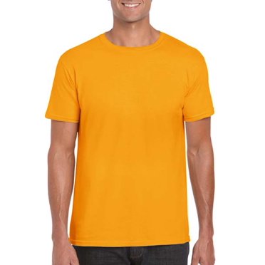 Gildan Mens Softstyle T-Shirt, 3XL, Gold