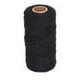 thumbnail image 3 of Cotton Macrame Rope, Macrame Cord Wide Uses  For Home Decoration For Tassel Crafts Black, 3 of 8