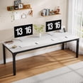 thumbnail image 1 of Tribesigns 78.7 Inches Extra Long Computer Desk 2 Person Desk, Double Long Desk, 1 of 5