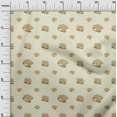 thumbnail image 2 of oneOone Polyester Spandex Medium Yellow Fabric Food Dress Material Fabric Print Fabric By The Yard 56 Inch Wide, 2 of 3