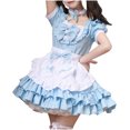 thumbnail image 1 of Robe de Soubrette Française Tenue d'Uniforme de Soubrette Pure Robe à Manches Courtes à Encolure Carrée, 1 of 4