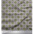 thumbnail image 1 of Soimoi Georgette Viscose Fabric Geometric & Mandala Kaleidoscope Decor Fabric Printed Yard 42 Inch Wide, 1 of 3