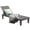 1PC - Gray, variant on Costway Patio Lounge Chair Chaise Recliner Weather Resistant Adjustable Black