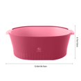 thumbnail image 4 of Double-layer Vegetable Basket Plastic Draining Basket Fruit Vegetable Strainer, 4 of 10
