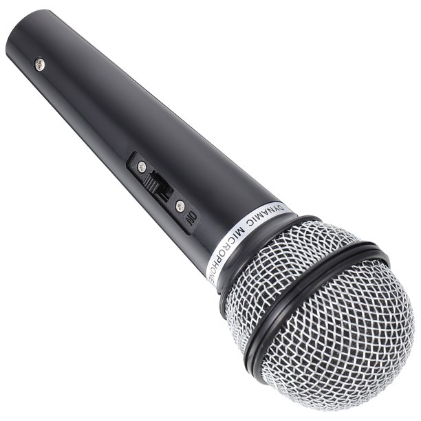 Microphone Réaliste Jouet Pour Karaoké - Accessoire De Spectacle Haut Simulé Avec Interrupteur, Idéal Pour Jeux De Rôle Et Photographie