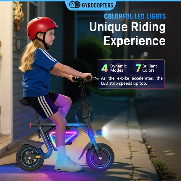 Gyrocopters Radi8 Electric scooter (Black) | UL 2272 approved | 25