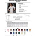 thumbnail image 2 of Edwards Ladies' Lightweight Short Sleeve Poplin Blouse, 2 of 2