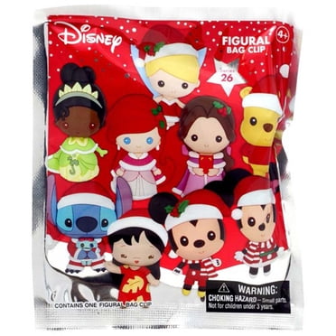 Disney 3D Figural Foam Bag Clip Series 26 Christmas Mystery Pack (1 Random)