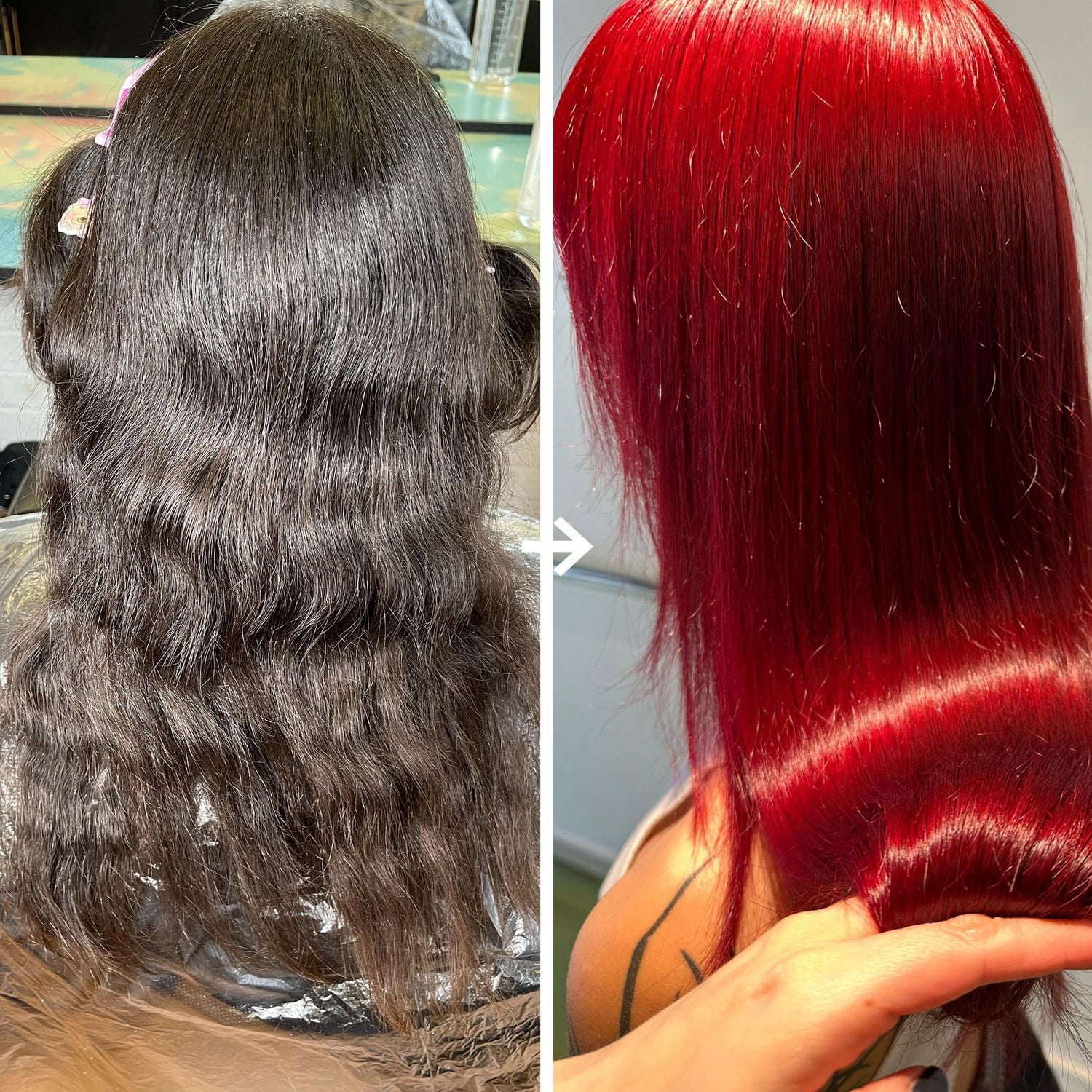 Trousse De Coloration Permanente Rouge Intense Bleach London