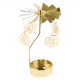 thumbnail image 2 of GUOOL Xmas Decor Rotary Candlestick Candle Holder Tealight Lantern Candelabra Rose, 2 of 9