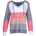 thumbnail image 3 of Womens Pullover Hoodie Sweaters Color Block Long Sleeve Sweatshirts Lounge Hoodie Tops, 3 of 8