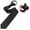 Noir, variante sur Cravates pour Hommes et Garçons, Couleur Unie, Fermeture Éclair, Couvre-Cou pour Tenues de Bureau Décontractées, Fêtes, Mariages et Clubs