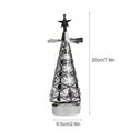 thumbnail image 2 of Rotary Tea Light Candle Holder  Christmas Tree-shaped Spinning Metal Candlestick Candle Holder  Romantic Rotation Decorative Candle Holder Christmas Decoration for Wedding Party Home Deco, 2 of 18