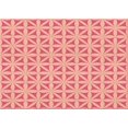 thumbnail image 1 of Ahgly Company Tapis Rectangulaire Rouge Lavable en Machine, 6 Pieds x 9 Pieds, 1 of 7
