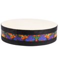 thumbnail image 2 of LNGOOR 10” Wooden Tambourine Percussion Instrument Drum, 2 of 8
