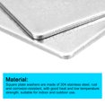 thumbnail image 4 of Uxcell Square Washer 10 Pack M12x30x30x2mm 304 Stainless Steel Square Plate Washers, 4 of 5
