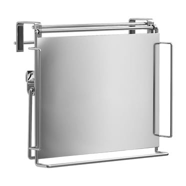 A Stainless Steel Foldable Kitchen Countertop Storage Rack Hanging Cabinet Door Shelf Extended Table Board For Organizing 44.96 Inches 2.52 Lbs