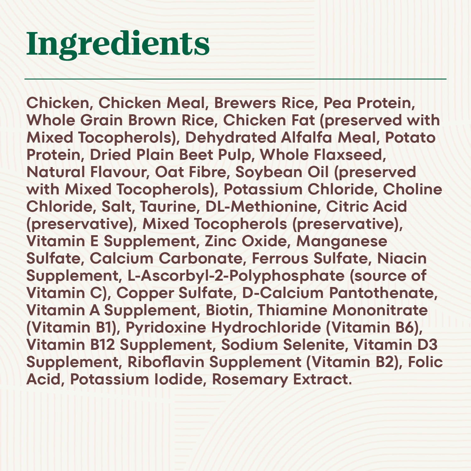NUTRO Wholesome Essentials Indoor Adult Chicken & Brown Rice Natural Dry Cat Food 6.35kg