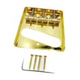 thumbnail image 1 of QualitChoice Guitar Bridge Set Easy to Install Vintage Brass Tools Saddles Design gold 7.6x8.5cm, 1 of 6