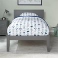 thumbnail image 2 of Lit Plateforme Simple en Bois Massif Orlando, Gris, 2 of 14