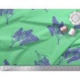 thumbnail image 3 of Soimoi Moss Georgette Fabric Lavender Flower Decor Fabric Printed Yard 42 Inch Wide, 3 of 3