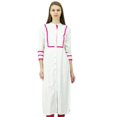 thumbnail image 1 of Phagun Kurta Tunique Droite en Rayonne pour Femmes, Kurti à devant Ouvert, Col Mandarin, Haut Indien, 1 of 1