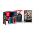 thumbnail image 1 of Nintendo Switch Red/Blue Joy-Con Console Bundle with Octopath Traveler NS Game Disc - 2019 New Game!, 1 of 8