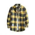 thumbnail image 1 of Kcodviy Chemise Décontractée pour Homme Imprimée Chemise à Manches Chemise Automne et Hiver à Manches Longues Imprimée Boutonnée Col à Revers à Carreaux Chemise à Manches Longues Boutonnée, 1 of 2