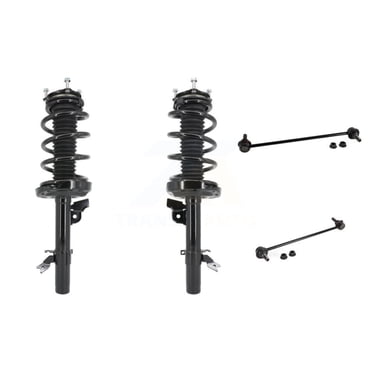 Transit Auto Front Complete Shock Assembly and TOR Link Kit for Car 2014-2020 Acura MDX - Left Right Side (Driver Passenger) KSS-104184