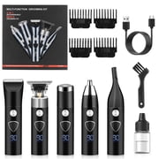 Meitianfacai Electric Shaver For Men Bald Shavers For Men 5 In 1 Double Shaver For Men Barber Shaver With 3-Speed Shaver With 4 Different Functional Replacement Heads