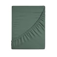 thumbnail image 2 of Double Bed Fitted Sheet | Non-Slip All-Inclusive Mattress Protector | Soft Stretch Polyester | Elastic Pocket Fits 15" Mattress | Easy Care | Multiple Colors | 203x153x30cm, 2 of 8