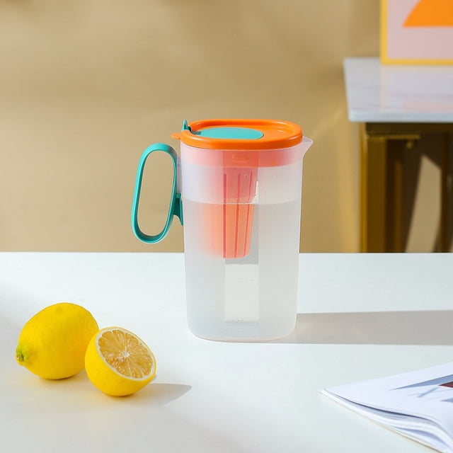 1.55L Refrigerator Cold Water Kettle With Fruit Filter, Household High-temperature Hard Wearing Cold Water Kettle, Large Capacity Tea Making Cold Water Kettle