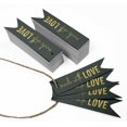 thumbnail image 3 of Inkdotpot Pack Of 50 Made With Love Text Favor Paper Tags Craft Real Gold Foil Hang Tags, 3 of 6