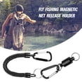 thumbnail image 3 of Fly Fishing Magnetic Net Release Holder Fishing Lanyard Magnetic Keeper Magnet Clip Landing Net Connector, 3 of 7