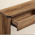 thumbnail image 5 of Table Console, Table de Sofa, Table d'Entrée Étroite avec 3 Tiroirs, Tablette Inférieure, Style Ferme, Brun, 5 of 5