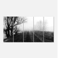 thumbnail image 2 of Paysage Brumeux Noir et Blanc - Impression sur Toile, 2 of 3