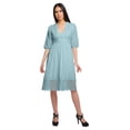 thumbnail image 1 of Moomaya Robe Midi Décontractée Unie pour Femmes à Manches Courtes Tenue d'Été Vêtements, 1 of 6
