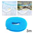 thumbnail image 4 of Clothesline Stretchy Portable Laundry Cord for Garden hanger drying Camping Accessories RV blue 300cm, 4 of 9