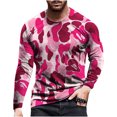 thumbnail image 2 of Mikilon Chemise à Manches Longues Imprimée 3D pour Hommes Printemps Affaires Loisirs, 2 of 5