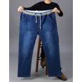 thumbnail image 4 of REDHOTYPE Men's Big-Tall Jeans Elastic Drawstring Jean Denim Trousers, 4 of 5