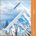 thumbnail image 1 of Vadktai Window Cleaner with Long Handle, Glass Cleaning Tools with Silicon Squeegee & Microfiber Scrubber, Window Cleaning Kit for Shower Glass Mirror Door Car, 1 of 9