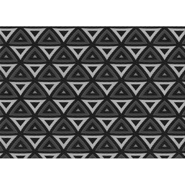 Ahgly Company Machine Washable Indoor Rectangle Transitional Platinum Gray Area Rugs, 5' x 8'