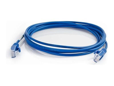C2G Câble de Réseau Ethernet Mince de 5 Pi Cat6 Sans Accroc Non Blindé (UTP) - Bleu - Câble de Patch - RJ-45 (m) vers RJ-45 (m) - 5 Pi - UTP - CAT 6 - Moulé, Sans Accroc - Bleu