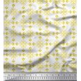 thumbnail image 1 of Soimoi Poly Georgette Fabric Damask Decorative Decor Fabric Printed Yard 42 Inch Wide, 1 of 3
