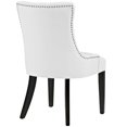 thumbnail image 3 of Hawthorne Collections 20.5" Modern Faux Leather Dining Side Chair in White, 3 of 4