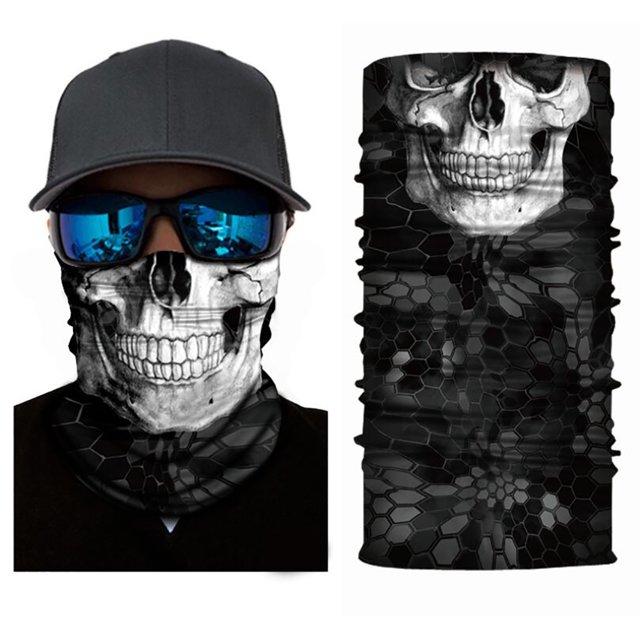 Jordefano Face Mask with Dust and Sun UV Protection - Elastic and Microfiber