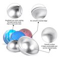 thumbnail image 3 of 16Pcs DIY Soap Mold Sphere Metal Bath Bomb Fizzy Craft Cake Candle Tart Moulds, 3 of 9