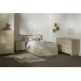 thumbnail image 3 of South Shore Noah Twin Bookcase Headboard, in Bleached Oak, 3 of 11